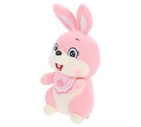 HONITANO Adorable Plush Toy Decorative Stuffed Bunny for Boys and Girls Room Decor Soft Cartoon Cute Design for Bookcase Office Desk for Ages