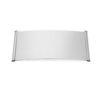 HONITANO Aluminum Alloy Door Name Plate Sign Plate for Office and Home Use Lightweight Blank Door Sign Plaque with Curved Slot Design for Business Garden Shop Party Decor