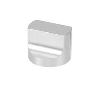 HONITANO Aluminum Volume Control Knob Duckbill Shape Matte Silver for Tube Amplifiers Guitar Bass Audio Equipment Ergonomic Grip Fit