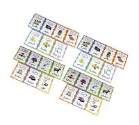 HONITANO Arabic Words Flash Cards for Cognitive Learning Educational Cards for Kindergarten Stimulates Brain Development and Hand Eye Coordination Early Learning Gift