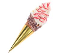 HONITANO Artificial Ice Cream Cone Model Lightweight Simulation Prop for Photography Display and Shop Decoration with Bright Color and Stable Ornament for Creative Staging and Use