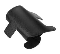 HONITANO B-flat Trumpet Valve Protector Soft PU Leather Piston Guard Cover for Scratch Prevention and Extended Instrument Life Stylish Black Valve Pad Accessory