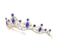 HONITANO Baroque Rhinestone Wedding Tiara Crown Headband for Brides Lightweight Bridal Headpiece Elegant Hair Decor for Parties and Special Occasions Friends and Besties