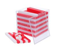 HONITANO Base Ten Blocks Plastic Math Manipulatives Cubes Teaching Tools for Volume Capacity Demonstration Kindergarten School Essential Counting Blocks