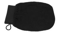 HONITANO Bath Exfoliating Glove Body Scrub Gloves Single Layer Dead Skin Remover Shower Scrubber for Men and Women Black Bathing Accessory