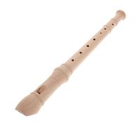 HONITANO Beginner Wooden Recorder Flute for High Pitched Musical Instrument in Natural Wood Color Lightweight and Compact Design for Early Education School Music and Personal Practice