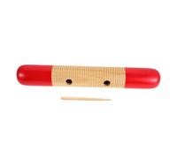 HONITANO Beginner's Latin Percussion Wooden Frog Guiro Sticks for Music Education Handheld Instrument for Boy Girl's Rhythm Development