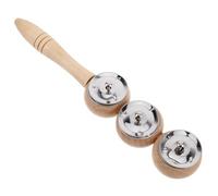 HONITANO Bell Board Eraser Hand Rattle Bells Boys and Girls Drums Musical Instruments Christmas Decorations