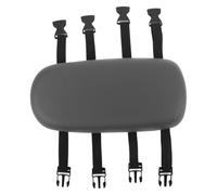 HONITANO Bike Rear Seat Cushion Wide 13X6 Inches Thickened Grey Comfortable Backrest for Mountain Road Electric Bikes Quick Release Buckle Suitable for Outdoor Cycling