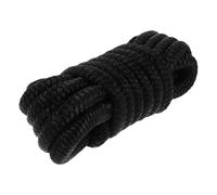 HONITANO Black 1/2 Inch X 15Ft Nylon Marine Mooring Line for Boats, Yacht Dock Rope with High Strength for Safe Mooring and Bumper Suspension in Boating and Sailing