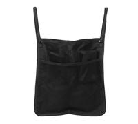 HONITANO Black Stroller Storage Bag with Weatherproof Zipper Stroller Organizer Tote with Side Mesh Pocket for Pushchair Pram and Essentials