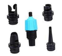 HONITANO Boat Air Pump Adapter with Nozzles Heat-resistant Lightweight Inflatable Pool and Vehicle Pump Converter Pressure-resistant Valve Connector for Paddling Pools and Inflatables