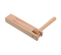 HONITANO Boy Girl Wooden Handheld Castanets Traditional Ratchet Noise Maker for Parties Football Games and Musical Learning Compact Percussion Instrument for Boys and Girls