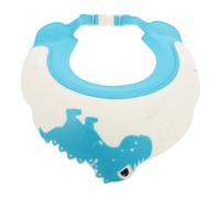 HONITANO Boy Girl's Shampoo Cap Adjustable Bath Visor Cute Boy Girl Hair Washing Shield for Toddlers Blue