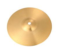 HONITANO Brass Hi-hat Cymbal 8 Inch for Drum Set Adults Yellow Brass Percussion Instrument Suitable for Jazz and Old School Drum Players
