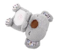HONITANO Breathing Koala Bear Sleep Soother Plush with Sound Machine Washable Calming Music and Light Sensory Stimulation for Boy Girl Grey Soft Soothing Sleep Aid