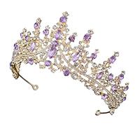 HONITANO Bridal Tiara Headpiece with Shiny Rhinestones Elegant Wedding Headdress for Bride for Parties Pageants and Special Occasions Dazzling Crown