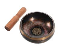 HONITANO Buddhist Singing Bowl Tibetan Meditation Bowl Mallet for Relaxation Yoga Healing Spiritual Practice