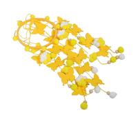 HONITANO Butterfly Ornaments for Crib Mobile Boho Style Bed Bell Handmade Felt Crib Toys for Girls Nursery Decor Bedroom Decor