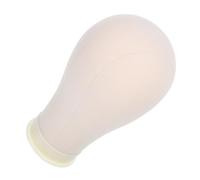 HONITANO Canvas Manikin Head Wig Display Stand Pin Holder 21 Inch Cork Canvas Block Head for Wig Styling and Art Mannequin Use