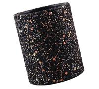 HONITANO Capacity Desktop Makeup Brush Holder Cosmetic Organizer with Dust-resistant Design Practical Pen and Sundries Storage Box for Vanity and Space-saving Black Container