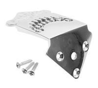 HONITANO Chromed 8-string Mandolin Tailpiece Metal Tailpiece Bridge Replacement for Traditional and Professional Mandolin Parts Screws Suitable for Guitar Accessories