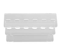 HONITANO Clear Acrylic Lash Tweezer Rack with Slots Eyelash Extension Organizer for Tweezers and Makeup Brushes Space-Saving Transparent Display Stand for Professional Lash Storage