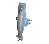 HONITANO Clockwork Submarine Bath for Boy Girl Interactive Floating Water Play with Manual Propeller Smooth Safe Design for Bathing Fun and Hand Eye Skill Development