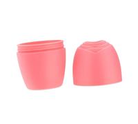 HONITANO Cold Compress Massage Roller for Face with Silicone Rose Ice Mold Anti-Wrinkle Skin Care Tool for Puffiness Relief Deep Tissue Massage and Pore Tightening Vibrant Orange Design