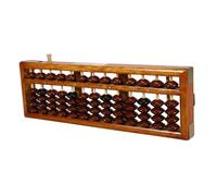 HONITANO Column Retro Abacus Traditional Chinese Counting Tool for Adults Educational Beads Calculator for Mental Arithmetic Training and Math Learning