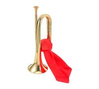 HONITANO Copper Alloy Bugle Military Horn Wind Instrument for Beginners Youth Brass Instrument Suitable for School Band and Outdoor Performance