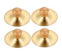 HONITANO Copper Finger Cymbals 7cm 2 Pairs Kids Musical Instrument Toy Small Percussion Cymbals for Dance Ballet Belly Dance Party Props