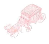 HONITANO Creative Pink Carriage Candy Box Wedding Favor Packaging Container for Bridal Shower and Birthday Party - Wedding Candy Case