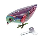 HONITANO Creative Wind Up Magpie Clockwork Retro Tinplate Animal for Adults for Parties Goodie Bags Decorations No Battery Design for Vintage Collectible Plaything