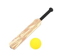 HONITANO Cricket Playing Set with Sponge Balls and Bat Safe Outdoor Sports for Boys and Educational Leisure Kit with Elastic Surface and Rounded Edges Family Fun
