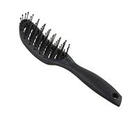 HONITANO Curved Shaped Massage Comb for Curly Hair Lightweight Plastic Styling Tool for Women Ladies Portable Hairdressing Gift