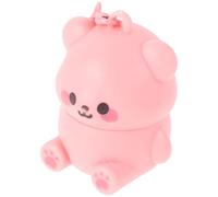 HONITANO Cute Bear Shaped Lip Balm for Toddler Girls in Pink, Lightweight and Preventing Dryness, for Skin Care and Holiday Stocking Stuffers Style