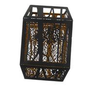 HONITANO Decorative Metal Iron Lampshade with Tree Shadow Design Hollow Pattern Rustic Lamp Cover for Bedside Table Pendant and Floor Lamps Soft Light Diffuser Easy Maintenance