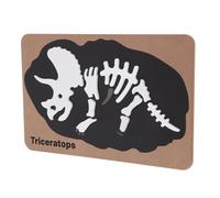 HONITANO Dinosaur Fossil Puzzle Montessori Cognitive Wood Plaything for Ages Encourages Exploration and Storytelling Skills Birthday for Young Dinosaur Enthusiasts