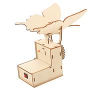 HONITANO DIY Mechanical Wooden Butterfly for Electric Assembly Kit for Educational Science Experiment Cognitive Skill Development and Decorative Desktop Ornament