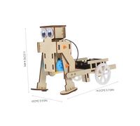 HONITANO DIY Robot Trolley Science Experiment Kit for Safe Smooth Material Educational Building to Promote Bonding and Stem Learning