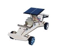 HONITANO DIY Solar Energy Powered Small Assembly Car for Eco Friendly Stem Model Educational Handmade Vehicle Kit Enhancing Creativity and Independent Thinking Skills