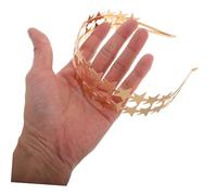 HONITANO Double Layer Chic Star Headband for Women and Elegant Wedding Hair Hoop with Shiny Metal Stars Stylish Bridal Crown Accessory for Parties and Festivals