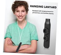 HONITANO Double Portable Kazoo with Replacement Membranes and Lanyard Easy to Play Musical Instrument for Parties Accompaniment for Other Instruments