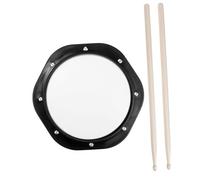 HONITANO Drum Practice Pad Set for Drummers Basic Skills Training with Dumb Drum Cushion and Carry Bag Silent Percussion Mat Suitable for Rhythm