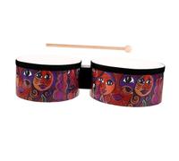 HONITANO Drum with Sticks Clear Sound Percussion Instruments for Ages Beginner Educational Music for Developing Rhythm and Motor Skills