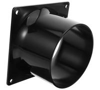 HONITANO Duct Reducer Connector 100# Square Base Round Transition Fitting for Air Ventilation Systems HVAC Ducting Adapter Accessory for Kitchen Exhaust and Dust Collector