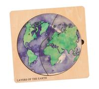 HONITANO Earth Puzzle for Educational Globe Model DIY Craft Easy Assembly Geography Teaching Aid for Teens to Explore Planet Structure and Develop Cognitive Skills