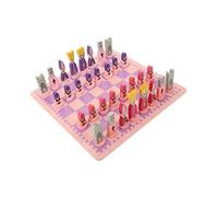 HONITANO Educational Chess Set with Folding Board for Adults Portable Travel Chess Enhancing Thinking Observation and Memory Skills Safe Smooth Finish for Home School Picnic