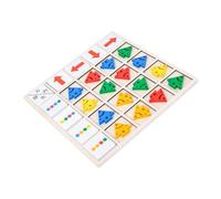 HONITANO Educational Color and Direction Recognition Board Game for Interactive Cognitive Puzzle Montessori Inspired for Early Development and Parent Fun